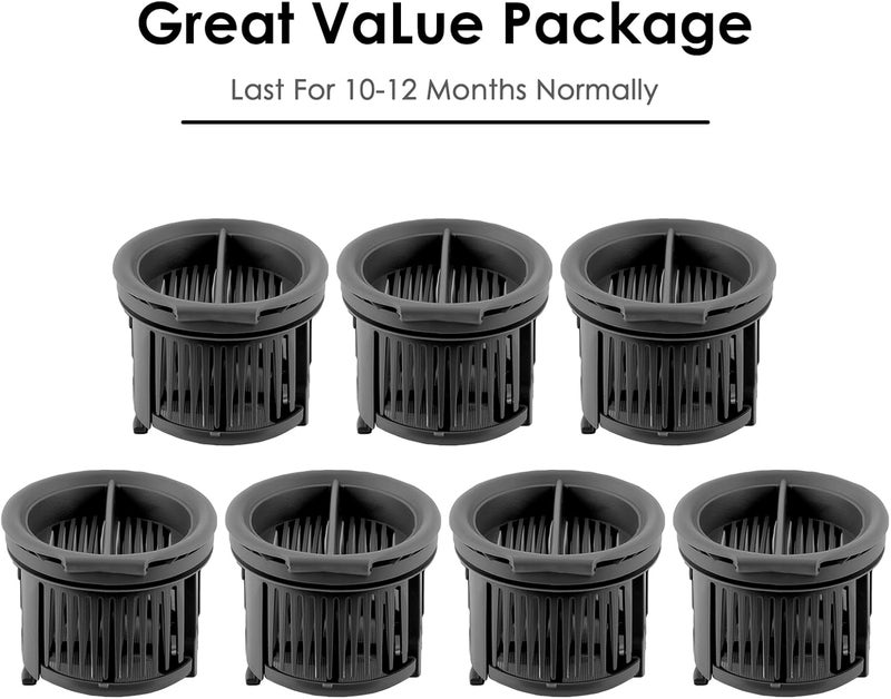 BRUVISH (7 Pack) H14 Pro Replacement HEPA Filters Compatible with Dreame H14 Pro/ H14/ H14 Dual Cordless Wet and Dry Vacuum Cleaner, Filters Accessories Kit, Vacuum Filters, Canister Filter, Upright Filter - Image 3