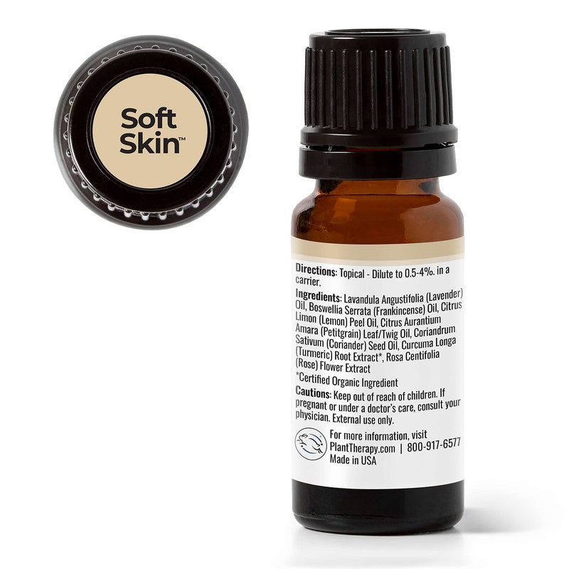 Plant Therapy Soft Skin Essential Oil Blend 10 mL (1/3 oz) 100% Pure, Undiluted, Therapeutic Grade - Image 2