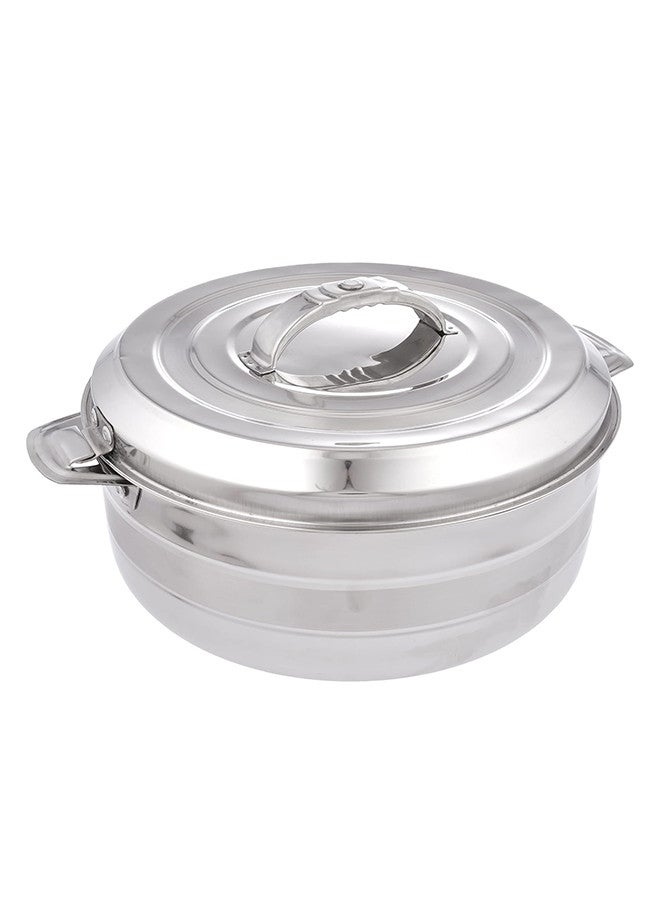 REEM Stainless Steel food Container With Twist-Lock Lid 11000ML Silver - Image 1