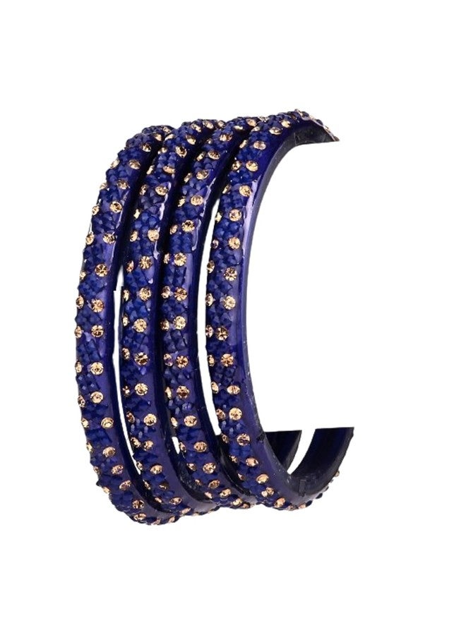 AFAST Modern & Elegant Bangles/Kada for Women & Girls | Combo of 2 Stylish Sets | Perfect for Wedding, Festivals, Parties & Functions | Blue - Image 4