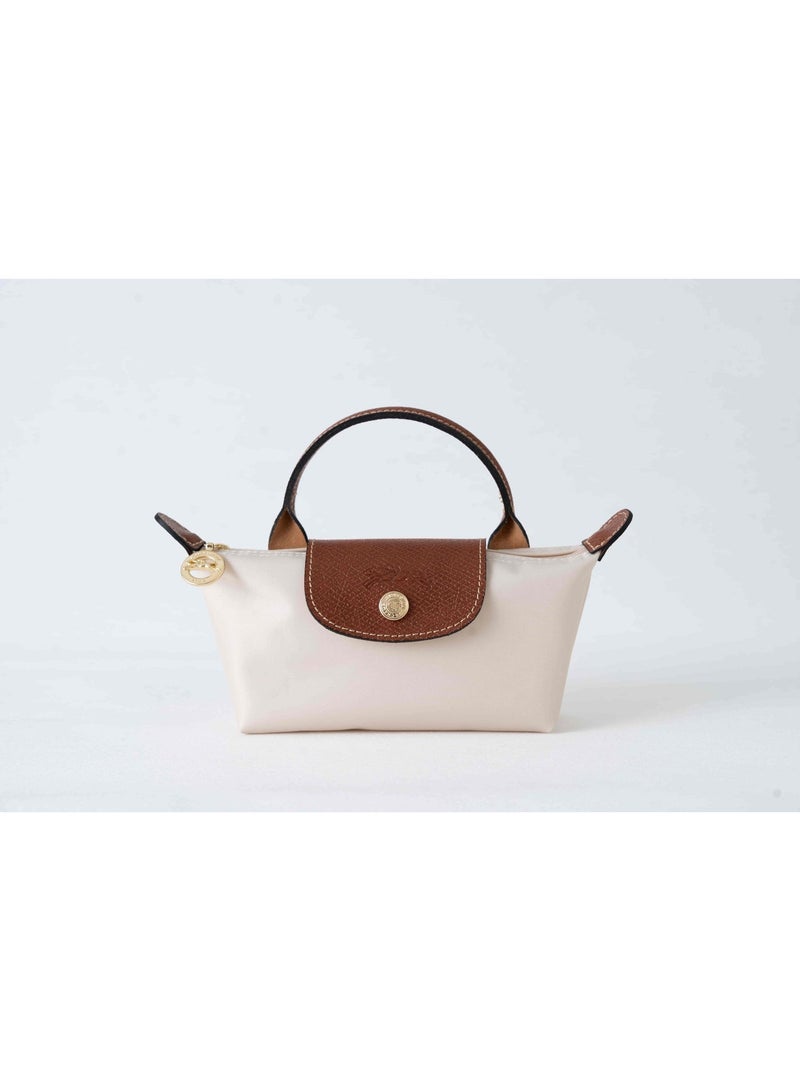 Longchamp French Longchamp Paper White Classic Style Women's Mini handbag,Crossbody Bags,Shoulder Bag Shoulder strap with buckle - Image 5