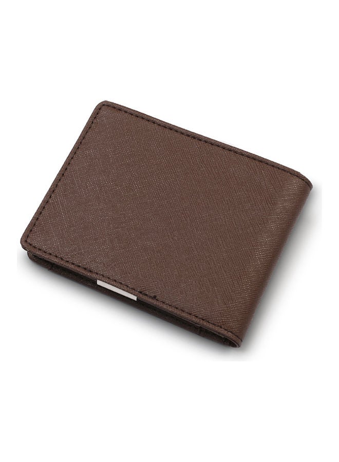 NIBEMINENT Anti Magnetic Leather Wallet Coffee  - Image 2