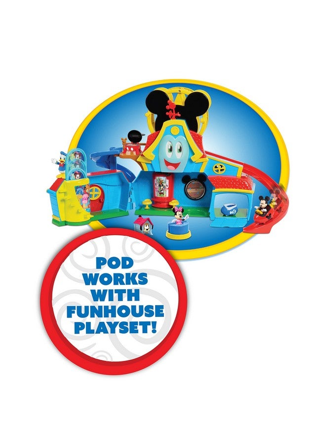 Mickey سيارة ميني ماوس الوردية المتحولة من ديزني جونيور ميكي ماوس فان هاوس - لعبة للأطفال من 3 سنوات فما فوق من جاست بلاي - Image 5