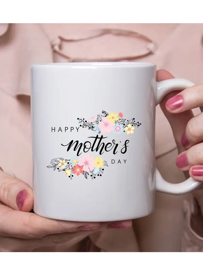 راين مجموعة واحدة، أكواب قهوة لعيد الأم السعيد، كوب سيراميك سعة 11 أونصة، كوب مبتكر بتصميم INS، أدوات شرب صيفية وشتوية، هدايا للأم من الابن إلى الابنة، أفضل هدايا للأمهات في العالم، هدايا لعيد الأم، هدايا لأعياد الميلاد، هدايا للعطلات، هدايا لحفلات العائلة - Image 1