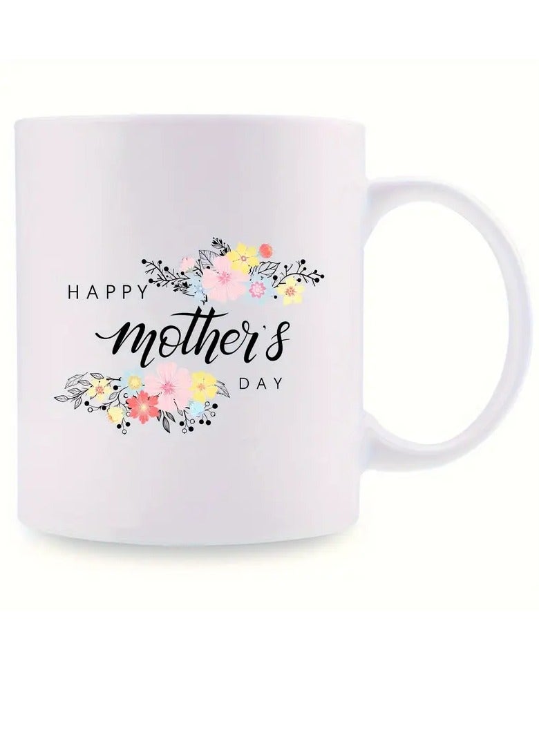 راين مجموعة واحدة، أكواب قهوة لعيد الأم السعيد، كوب سيراميك سعة 11 أونصة، كوب مبتكر بتصميم INS، أدوات شرب صيفية وشتوية، هدايا للأم من الابن إلى الابنة، أفضل هدايا للأمهات في العالم، هدايا لعيد الأم، هدايا لأعياد الميلاد، هدايا للعطلات، هدايا لحفلات العائلة - Image 2