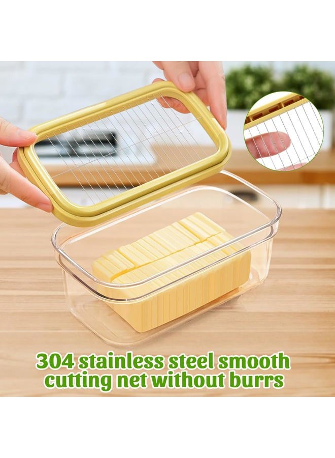 ShineMe Butter Slicer Cutter, Airtight Plastic Butter Dish with Lid, Butter Stick Container with 2pack Forks (280g) - Image 5