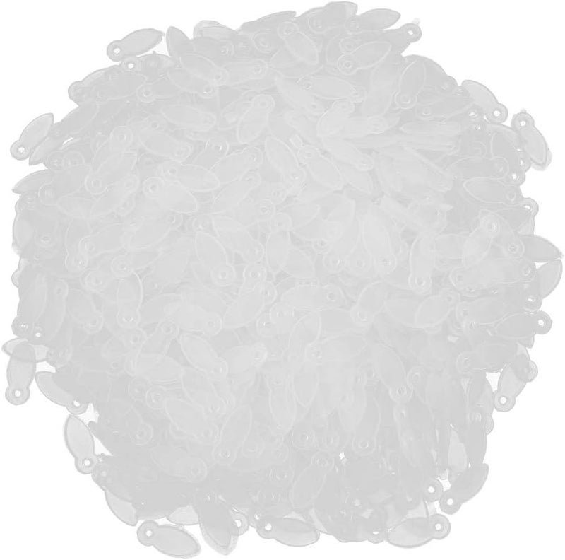 klarako 1000pc Clear Plastic Picture Frame Turn Buttons Frame Clip Board Turn Button - Image 1