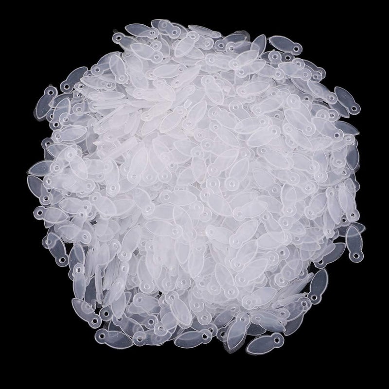 klarako 1000pc Clear Plastic Picture Frame Turn Buttons Frame Clip Board Turn Button - Image 3