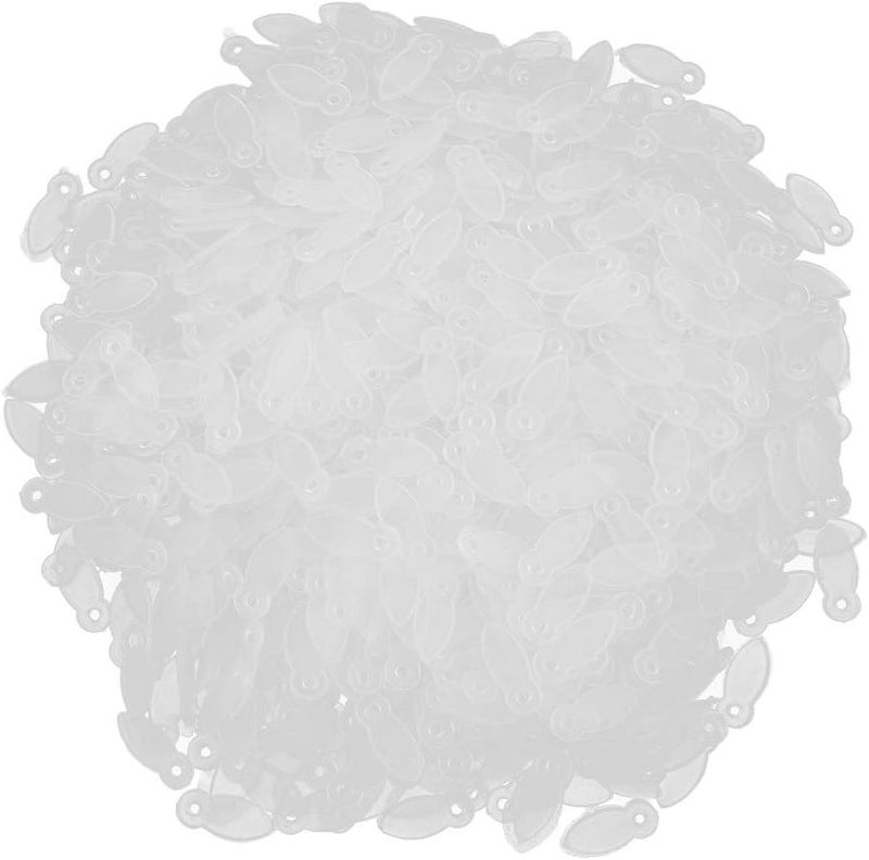 klarako 1000pc Clear Plastic Picture Frame Turn Buttons Frame Clip Board Turn Button - Image 5