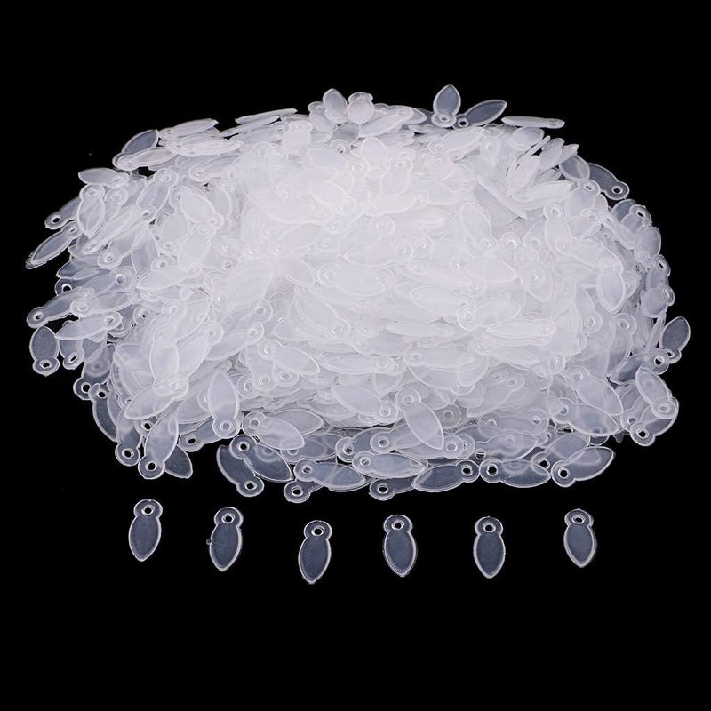 klarako 1000pc Clear Plastic Picture Frame Turn Buttons Frame Clip Board Turn Button - Image 4