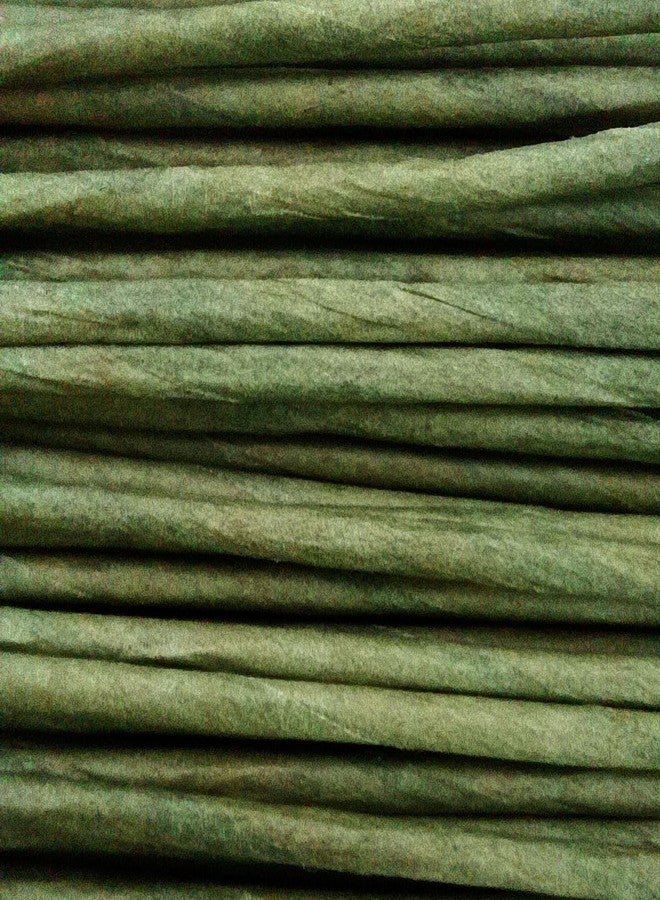 OrgMemory Floral Stem Wire, 100 Pcs, 2 Gauge, 10 Inch, Flower Stems, Artificial Green Crafts Wire Wreath Making Supplies for Flower DIY - Image 5