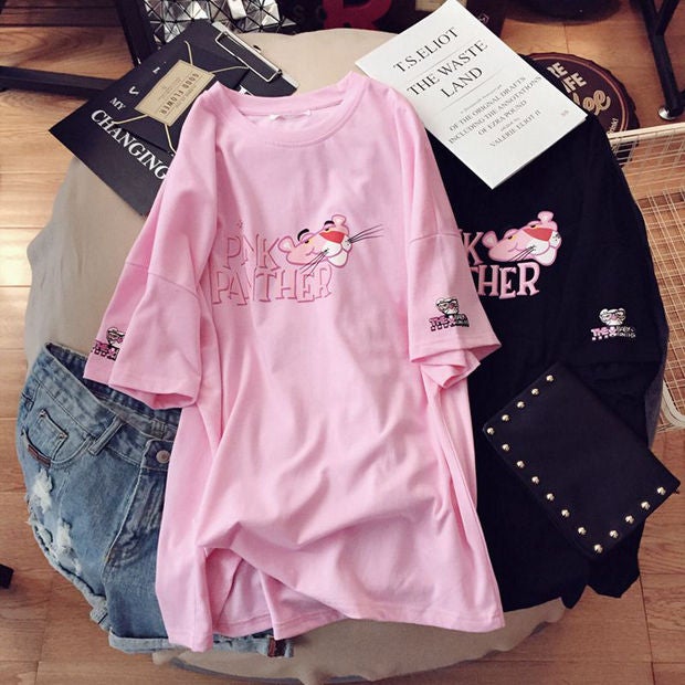 2023 Maternity Fashion Cotton Tee Pink (Pink Panther)