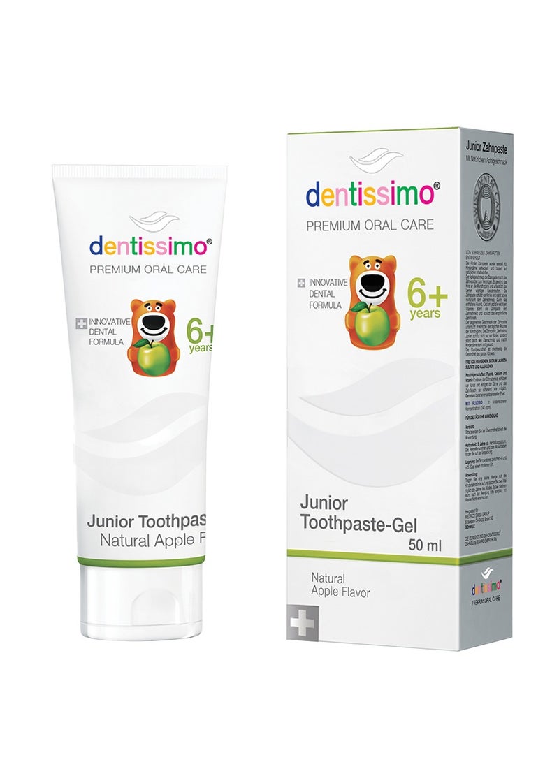 Dentissimo JUNIOR 6+ with APPLE AROMA Toothpaste - Image 1