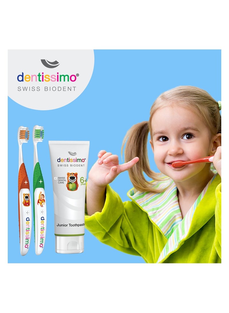 Dentissimo JUNIOR 6+ with APPLE AROMA Toothpaste - Image 2