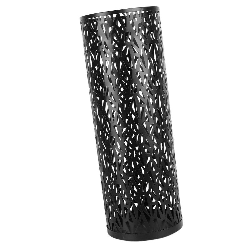 Umbrella Stand: Black 120x60x0.3cm Premium Metal Rust Resistant - Hollowed Quick Drying Freestanding Umbrella Holder for Entryway Home Office Outdoor Use - Image 3