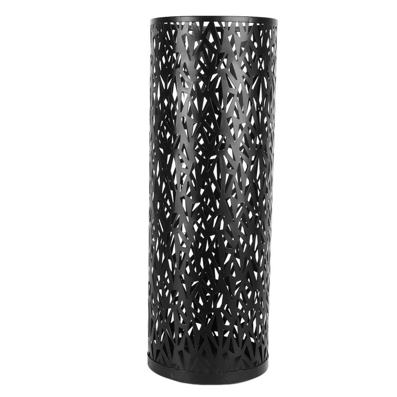 Umbrella Stand: Black 120x60x0.3cm Premium Metal Rust Resistant - Hollowed Quick Drying Freestanding Umbrella Holder for Entryway Home Office Outdoor Use - Image 1