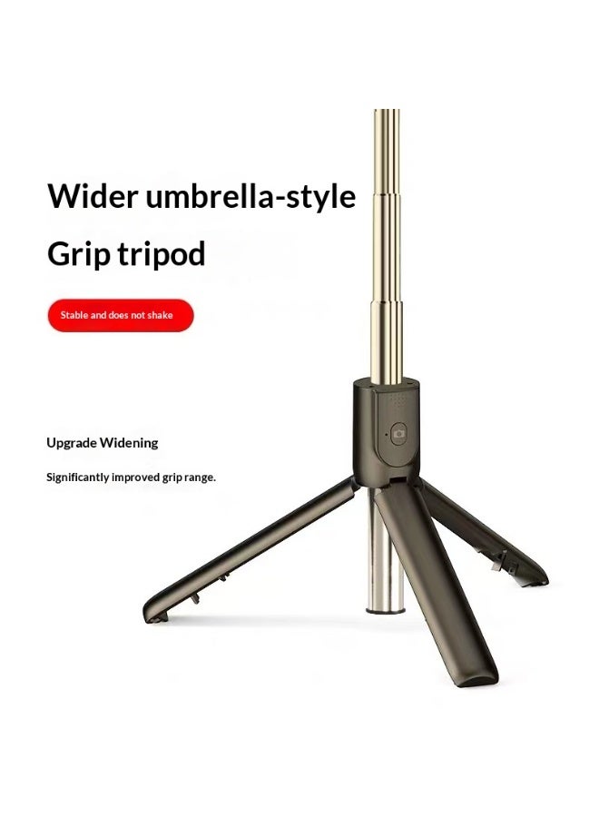 Phone Bluetooth Selfie Stick Integrated Fill Light Live Tripod Portable Telescopic Universal Selfie Gadget Travel Vlog Enthusiasts Social Experts Multi-Scene Shooting Tool - view 5