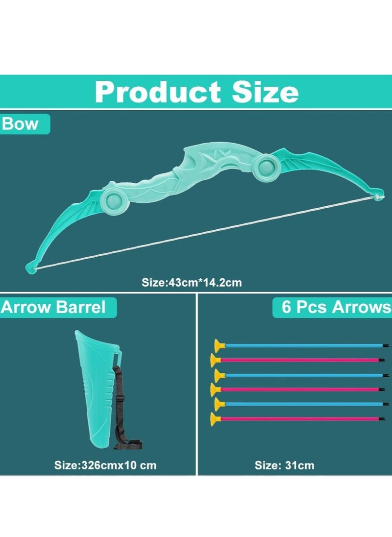 MUMS PLANET Bow and Arrow for Kids, Toys for Boys & Girls, Foam Archery Practice Set wi, Shoot Over 100ft,Youth Bow Arrow, Set with 4 Eva Arrows  - Image 3