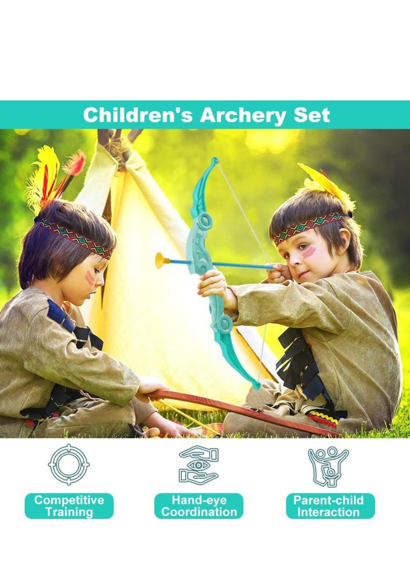 MUMS PLANET Bow and Arrow for Kids, Toys for Boys & Girls, Foam Archery Practice Set wi, Shoot Over 100ft,Youth Bow Arrow, Set with 4 Eva Arrows  - Image 5