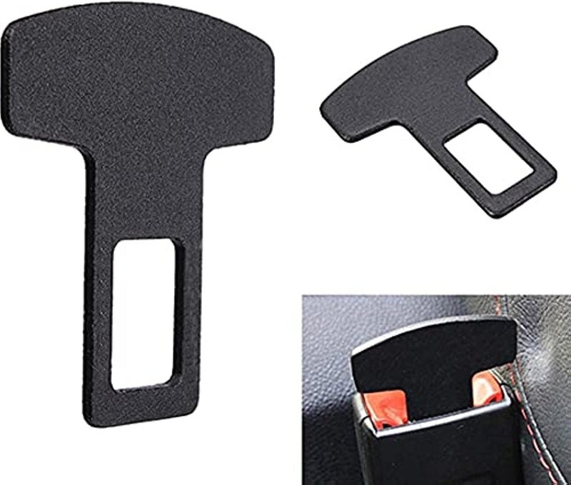 2 Pieces Car Safety Belt Buckle Alarm Buckle 3D Printed Plastic Car Accessory - Image 2