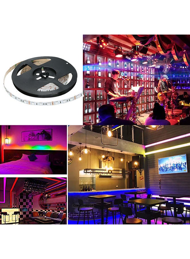 نيبمينينت طقم شريط مصابيح بإضاءة LED مع جهاز تحكم عن بعد و300 مصباح مقاوم للماء متعدد الألوان 19.60x7.00x17.72سم - Image 3