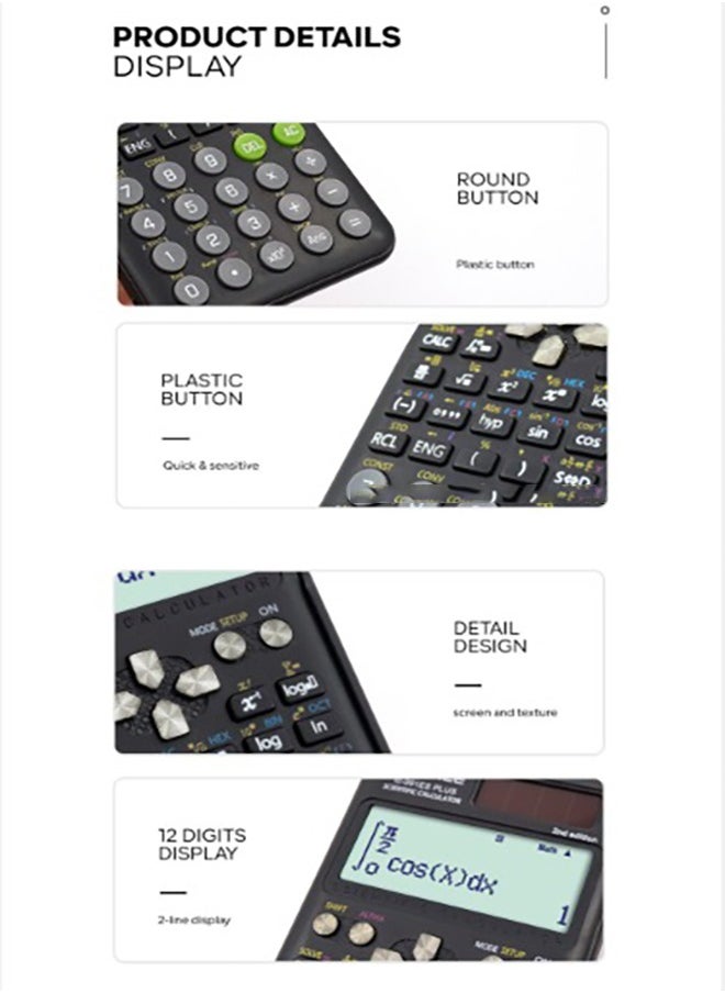 CTIFREE - CTIFREE Fc - 991ES PLUS 2nd Edition Scientific Calculator: Handle Complex Math With Ease - Image 1
