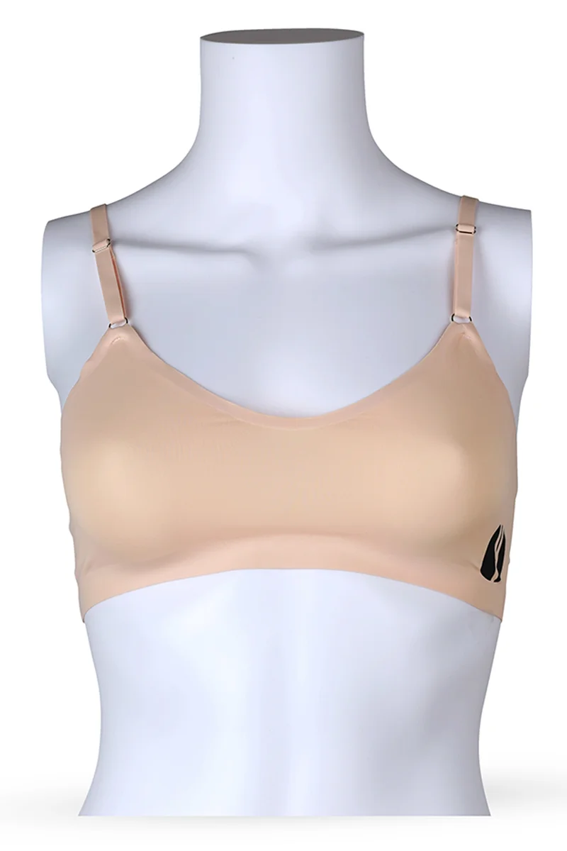 Yeseco  Nude Seamless Bra | Everyday Wireless Bra | Eco-Friendly Fabric for Women | Best Price UAE