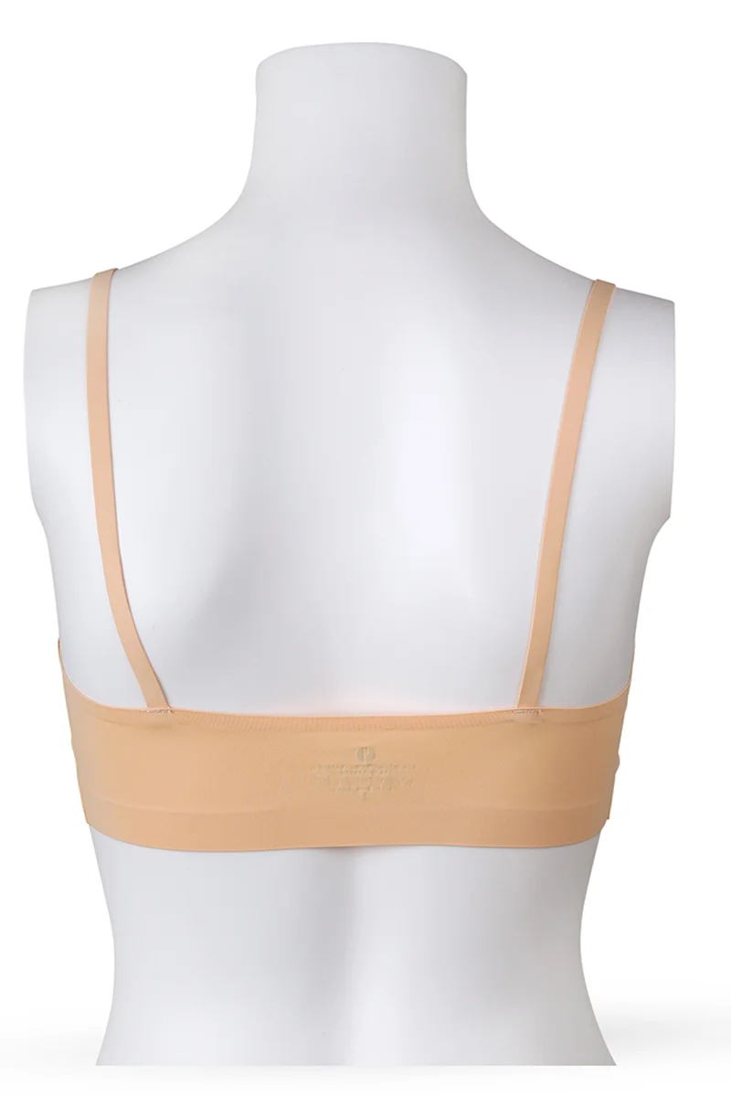 YesEco YesEco Women’s Nude Seamless Bra | Soft, Stretchable, Lightweight & Comfortable | Everyday Wireless Bra | Eco-Friendly Fabric – 85% Recycled Polyamide, 15% Elastane