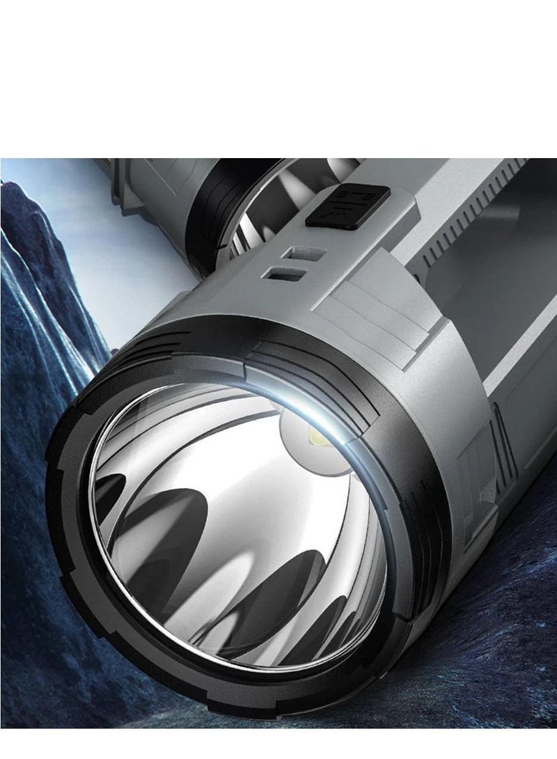 Portable LED Mini Flashlight Grey - Image 1