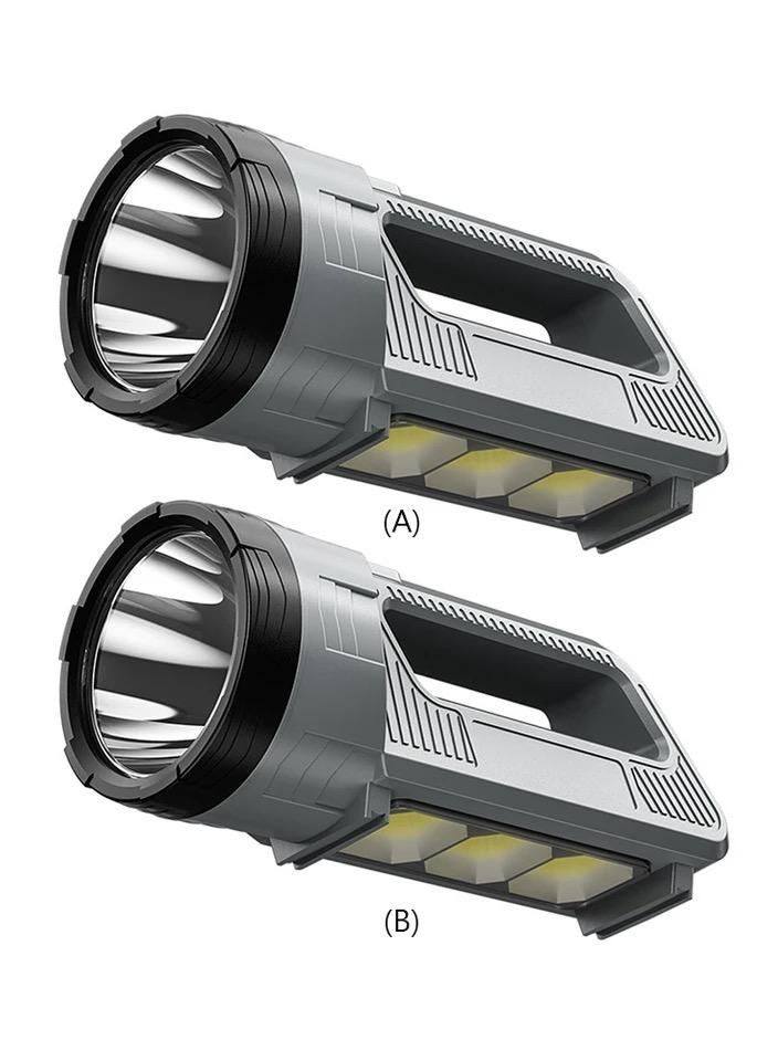 Portable LED Mini Flashlight Grey - Image 5