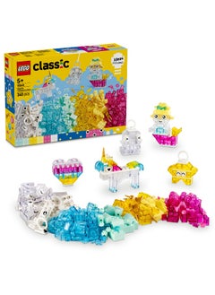 LEGO LEGO Classic Magical Transparent Box 11040 Colorful Brick Set (340 Pieces)  - Image 1