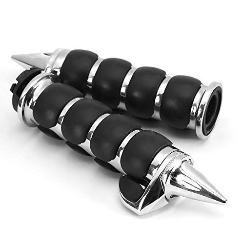 Motorcycle Hand Grips INNOGLOW 1 26mm Chrome Black Handlebar Grip Fits for Custom Harley Davidson Sportster Softail Tour Glide Road King Electra Glide Dyna w 1 inch Throttle Grips Bar Ends