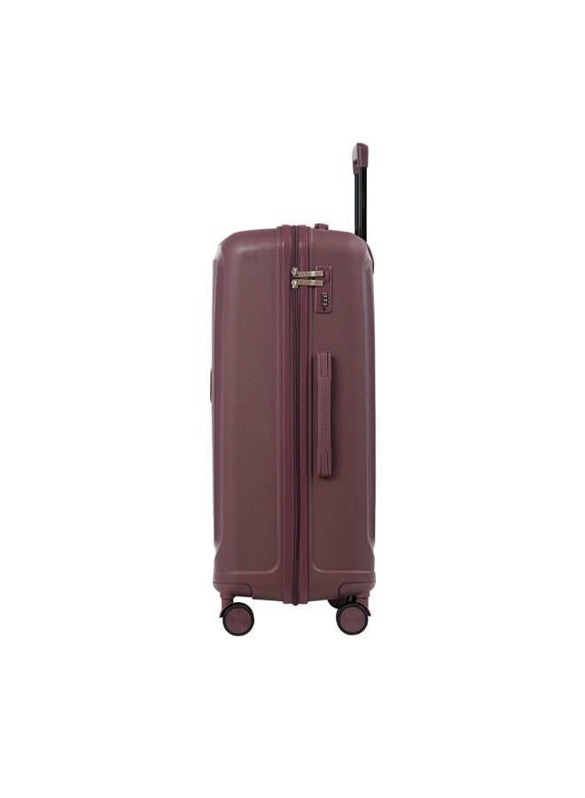 Eagle Express Clifton 3-Piece Hard Shell Luggage Set (20/24/28 Inch), Durable PP Travel Suitcases with Spinner Wheels & 1-Year Warranty - Raspberry - Image 3