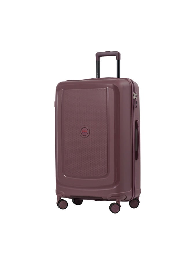 Eagle Express Clifton 3-Piece Hard Shell Luggage Set (20/24/28 Inch), Durable PP Travel Suitcases with Spinner Wheels & 1-Year Warranty - Raspberry - Image 2