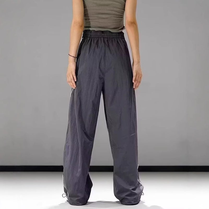 American-Style Striped Sports Pants For Men And Women, Trendy Brand Jogger Casual Loose Wide-Leg Jazz Street Dance Hip-Hop Long Pants - Image 5