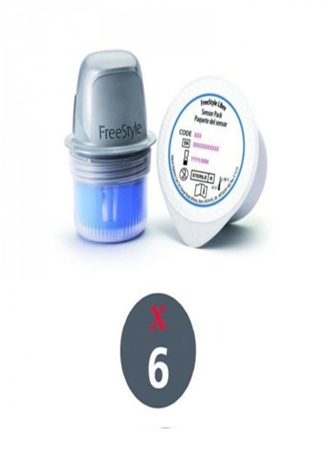 فري ستايل ليبر مستشعر الجلوكوز Freestyle Libre2 مكون من 7 قطع - Image 5