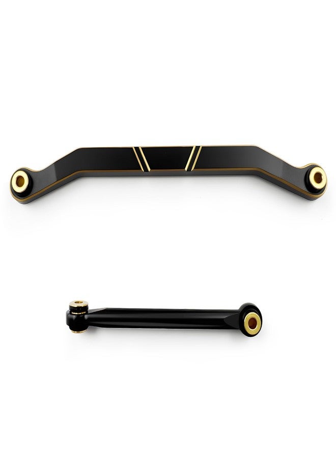 FSDKEDUF Brass Steering Links Set for 1/18 RC Crawler Redcat Ascent-18, Black Coated Upgrade Replacement Parts, High-Tightening Linkage - Image 5