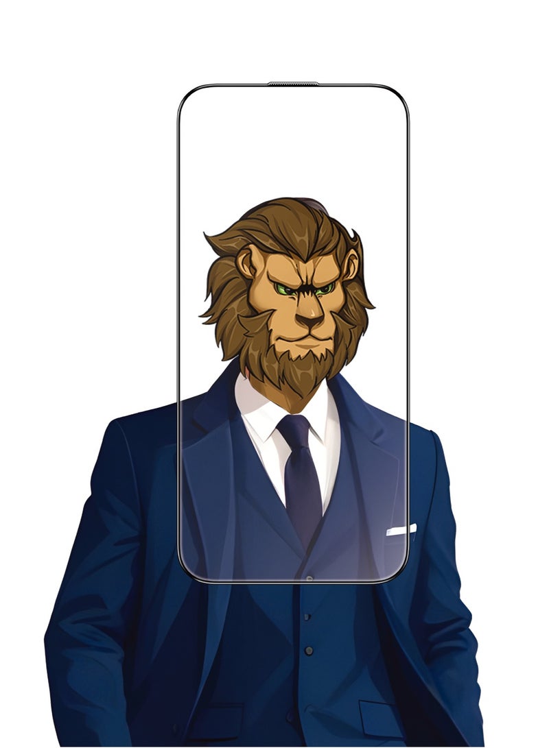 GREEN LION SIR LOUIS 3D Curved Advanced Round Edge Glass for iPhone 16 / Anti Scratch / Grease Resistance / Anti Fingerprint / Ultra Hardness / Highly Responsive / Maximum Protection - Clear - Image 1