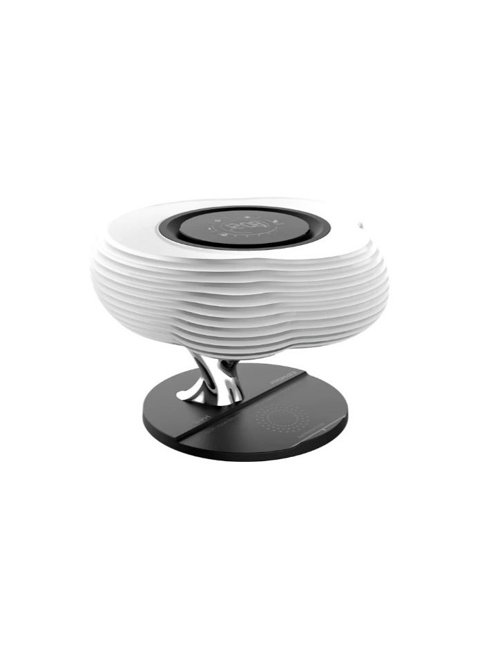 Promet 3-in-1 Cloud Design Wireless Speaker with LED Nightlight and Wireless Charger - Image 1