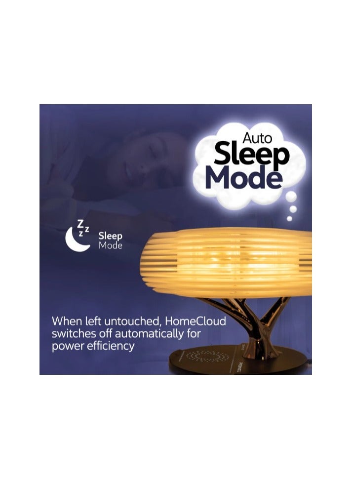 Promet 3-in-1 Cloud Design Wireless Speaker with LED Nightlight and Wireless Charger - Image 5