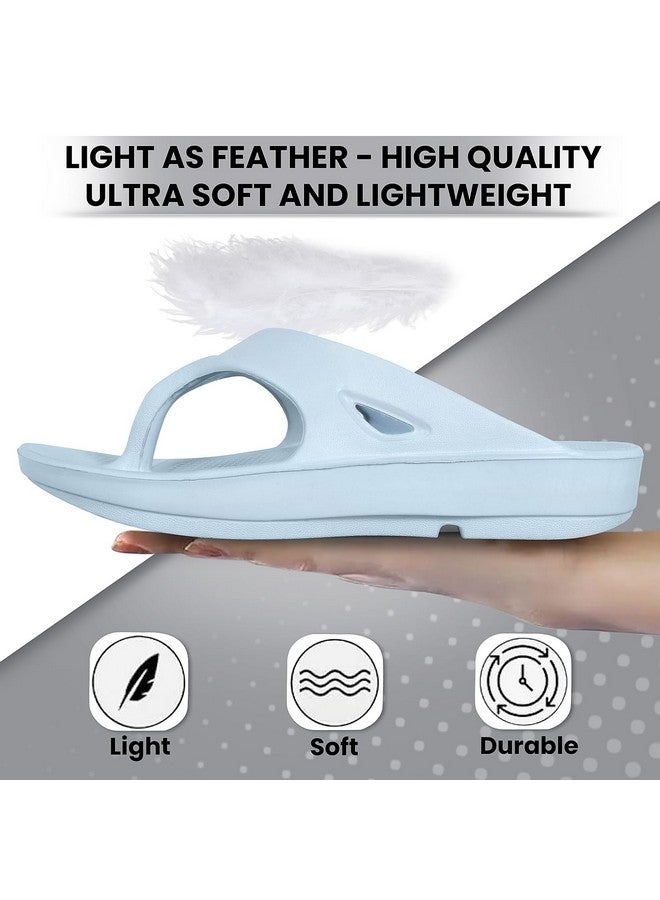 DOCTOR EXTRA SOFT DOCTOR EXTRA SOFT Women's Classic Ultra Soft Flip Flops/Slippers With Cushion Footbed Adult | Comfortable & Light Weight| Anti-Skid| Waterproof & Everyday Slip-On Ladies/Girls D-510, Light Grey,6 UK - Image 3