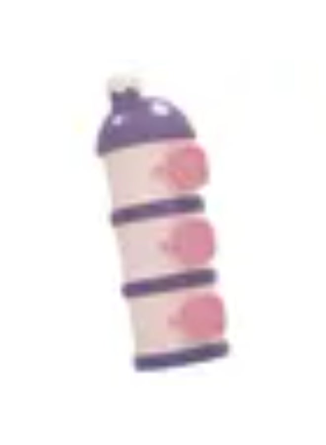 Twisoo Baby Formula Milk Powder Storage Dispenser, 3 Non-Spill Compartments, Stackable BPA-Free Baby Food Container, ( PURPLE ) - Image 4