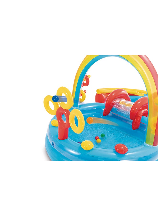 INTEX Rainbow Ring Play Center Inflatable 297x193x135cm - Image 3