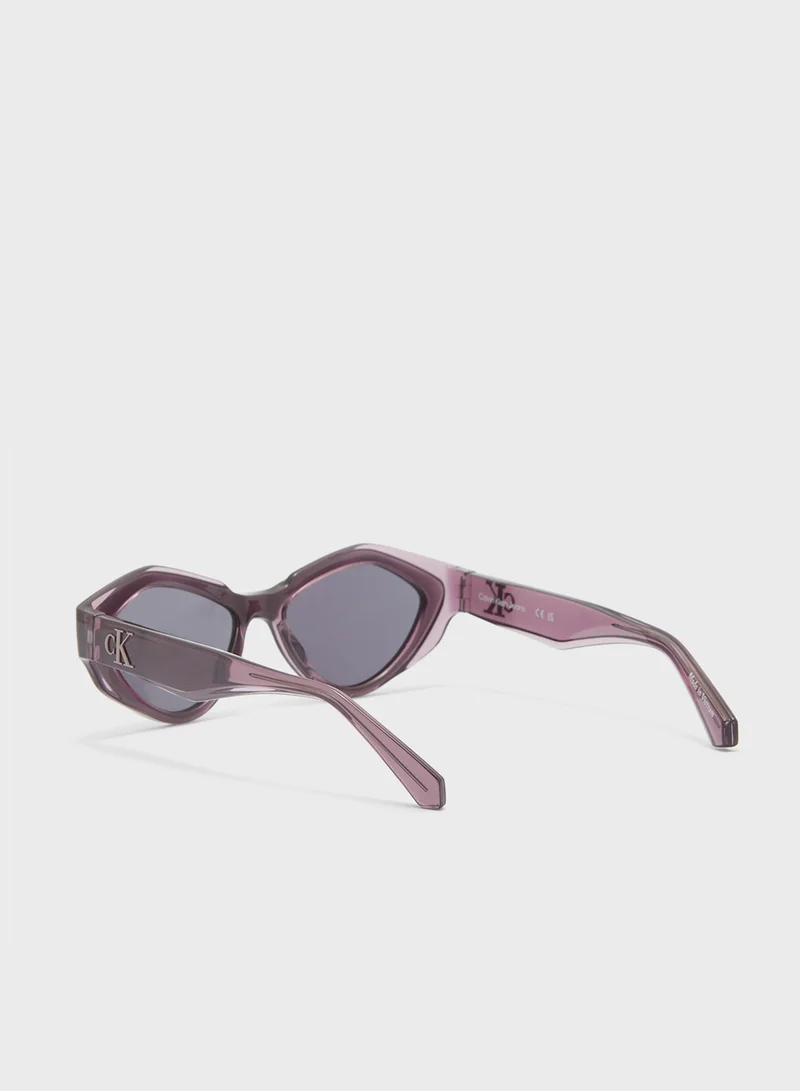 كالفن كلاين جينز Modified Rectangle Sunglasses
