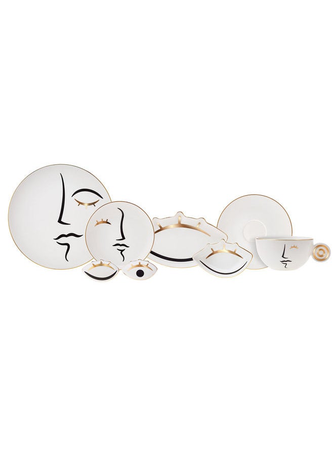 Karaca Visage Porcelain 26 Piece Porcelain Breakfast Set  - Image 4