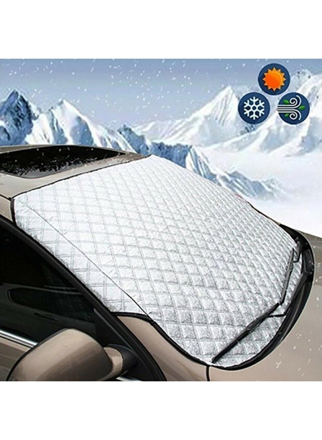 Generic Car Windshield Snow Cover, Winter, Ice Frost Guard, Sunshade Protector, 1Pcs 
