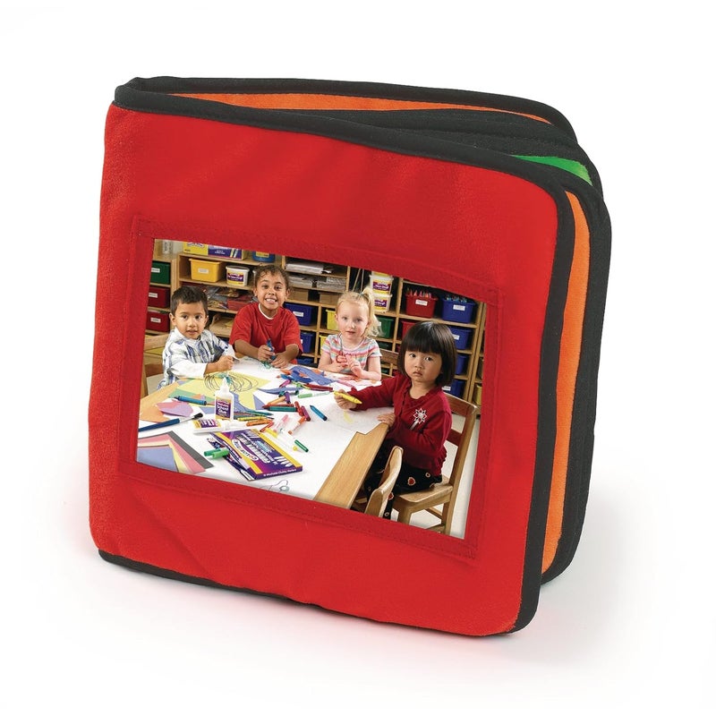 Excellerations Fabric Photo Album 13 Pockets for Kids and Families Social Emotional Development Tool - Image 1