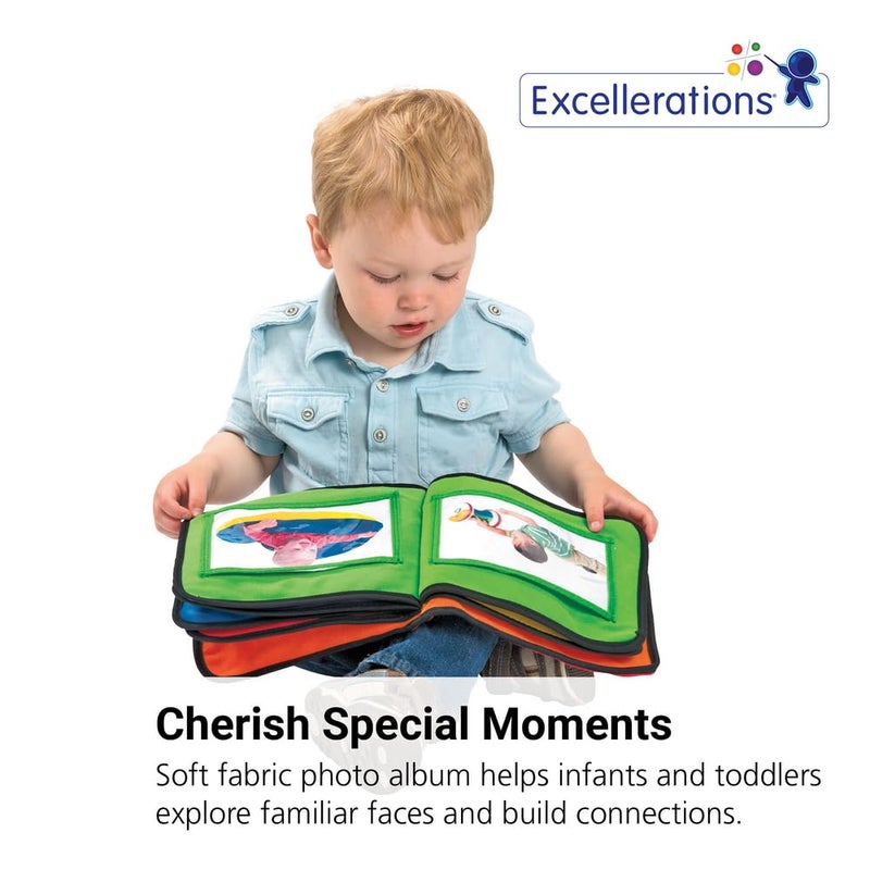 Excellerations Fabric Photo Album 13 Pockets for Kids and Families Social Emotional Development Tool - Image 3