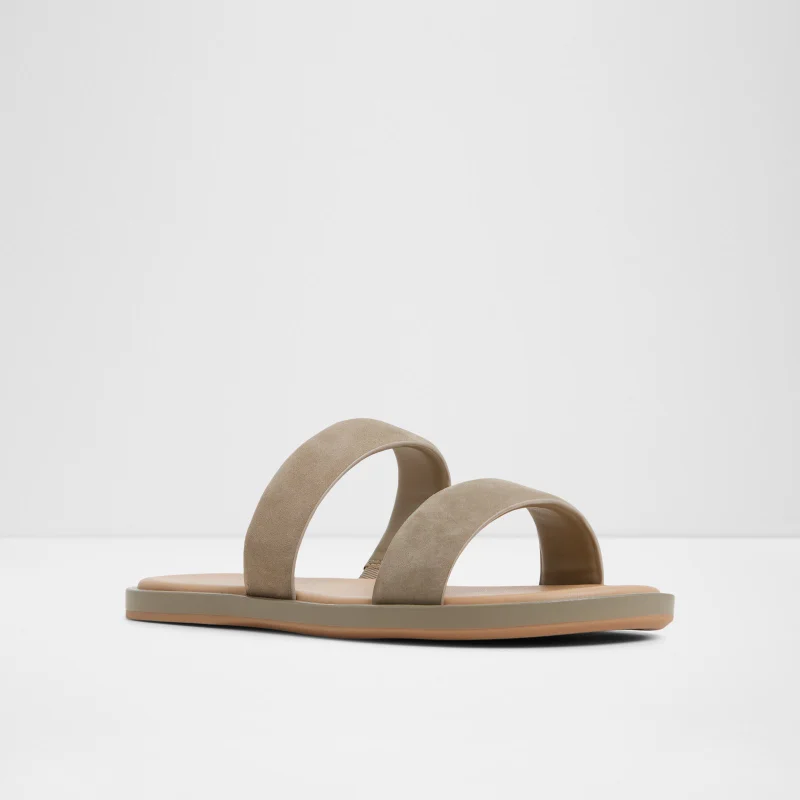 ALDO  KRIOS Double Strap Flat Sandals for Women | Best Price UAE