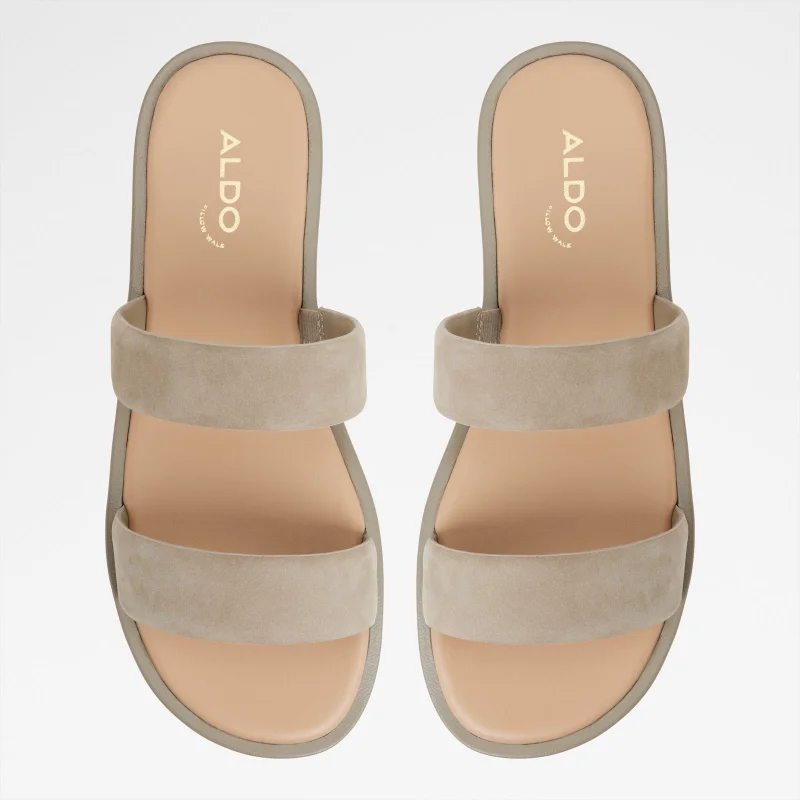 ALDO  KRIOS Double Strap Flat Sandals for Women | Best Price UAE